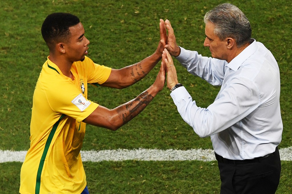 Gabriel Jesus e Tite: por eles, passa a redenção da seleção brasileira
