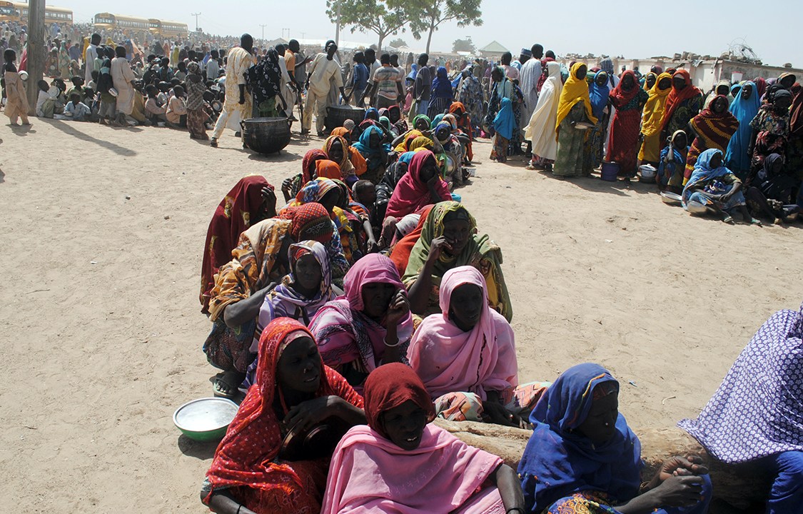 Campo de refugiados na Nigéria