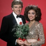 Collins e Vanessa Williams no concurso de Miss Am&eacute;rica de 1984