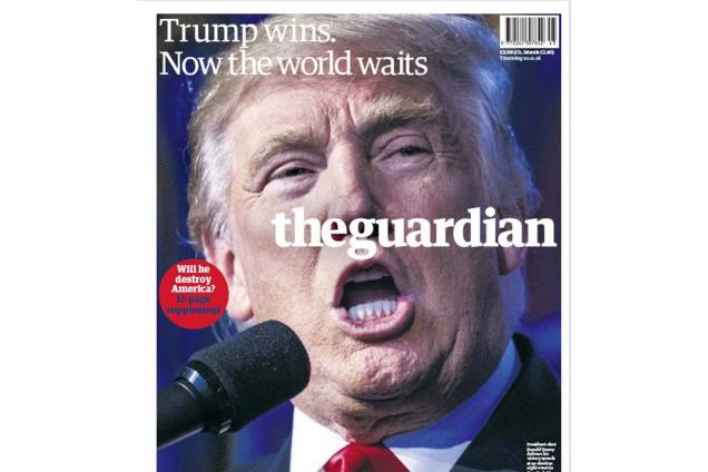 The Guardian: "Trump ganha. Agora o mundo espera"