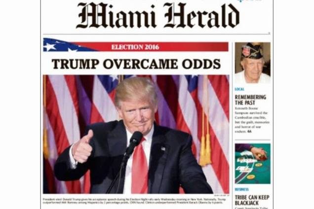 Miami Herald: "Trump supera chances"