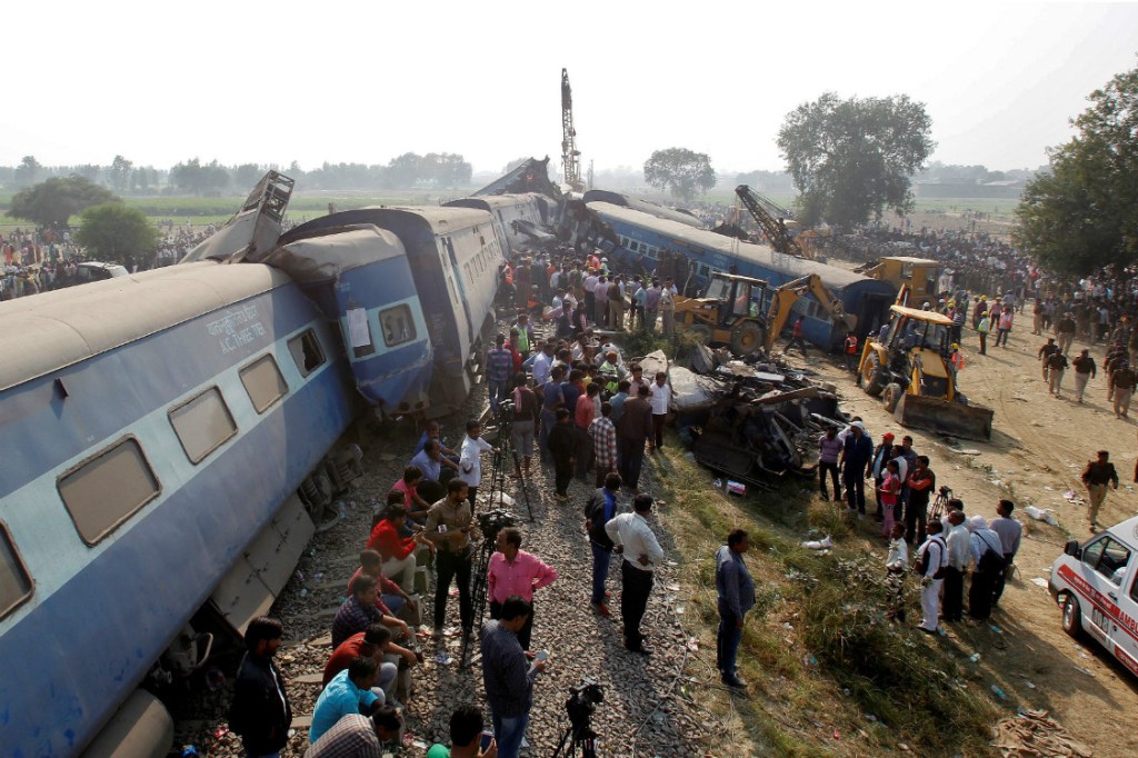 O acidente foi perto da cidade de Kanpur, no estado de Uttar Pradesh