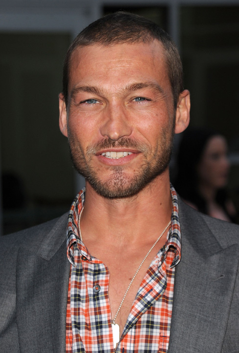 Andy Whitfield em agosto de 2010