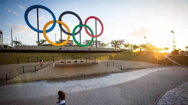 Aneis olímpicos no Parque Madureira (Divulgação)