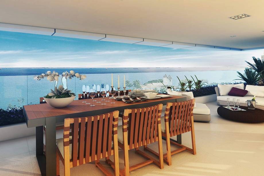 Projeto do apartamento La Vue em Salvador