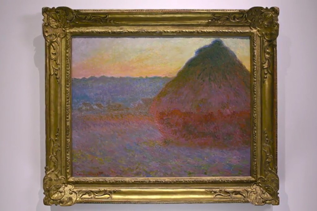 Quadro de Monet é vendido por US$ 74 milhões em leilão em Nova York