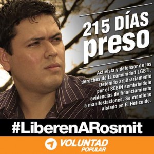 Ativista LGBT preso Maduro