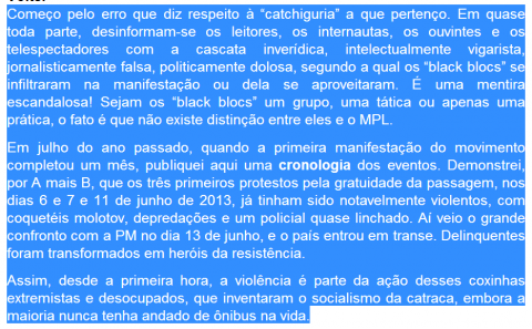 black blocs no meu post