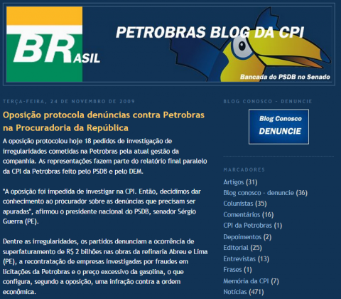 blog da CPI da Petrobras