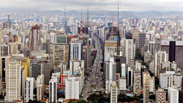 Vista da Avenida Paulista (Antonio Milena/AE/VEJA)