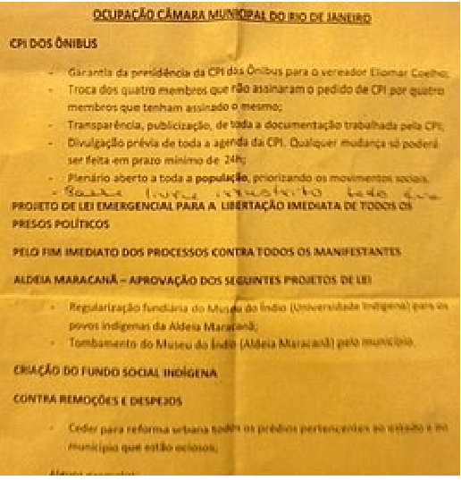 Cart reivindicação