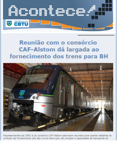 Trensurb, Alstom e CBTU fizeram farta propaganda das obras, para as quais apareceu um único consórcio