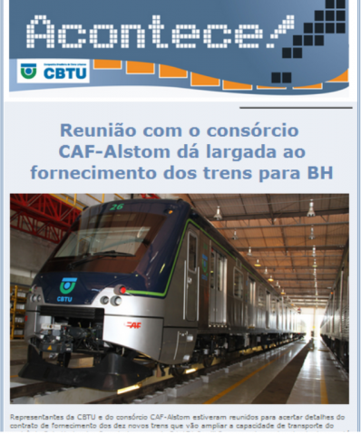 Trensurb, Alstom e CBTU fizeram farta propaganda das obras, para as quais apareceu um único consórcio
