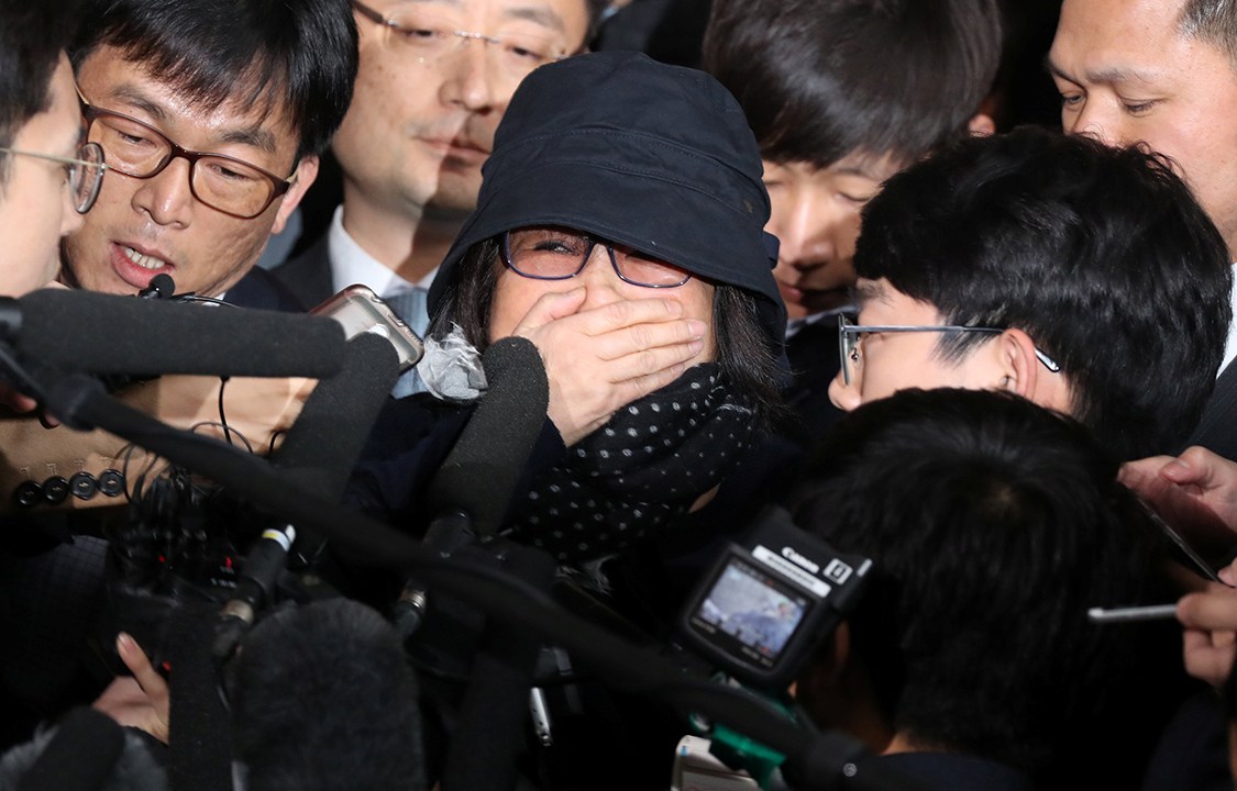 Choi Soon-sil, amiga da presidente da Coreia do Sul, Park Geun-Hye, envolvida em escândalo político