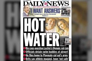 Longe da fervura: Lochte voltou aos Estados Unidos, mas caso continua pegando fogo