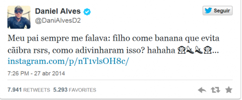 Daniel Alves Twitter