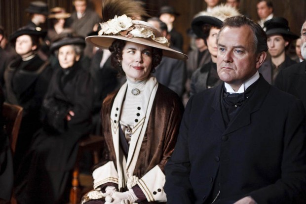 Elizabeth McGovern e Hugh Bonneville (Photo by Nick Briggs/ITV)
