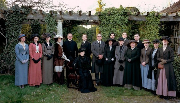 Elenco de Downton Abbey (Photo By Nick Briggs/ITV)