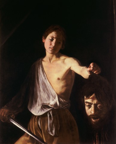 Davi com a cabeça de Golias, Caravaggio