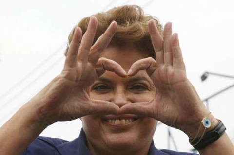 Dilma e coraçãozinho: até quando? Pânico chega ao  Planalto