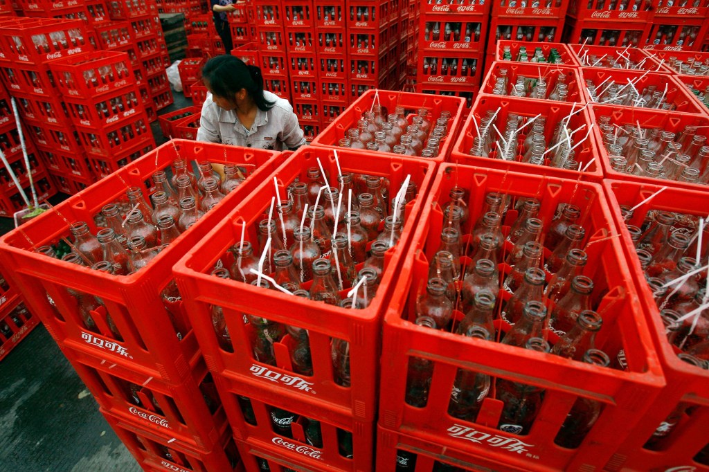 Fábrica da Coca Cola em Chongqing na China