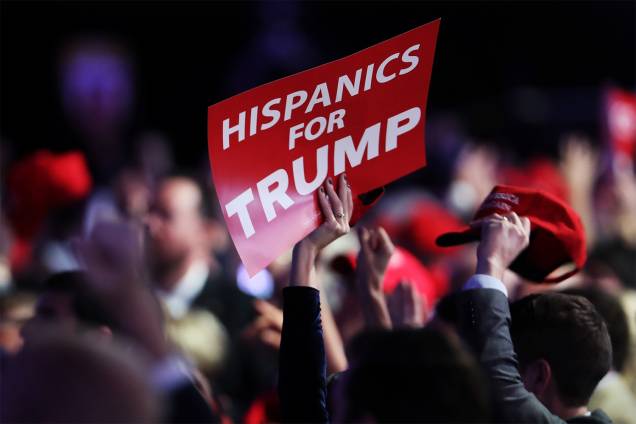 Apoiadores do candidato republicano à Presidência dos Estados Unidos, Donald Trump, em Nova York - 09/11/2016