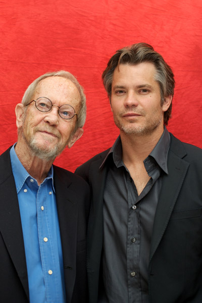 Elmore Leonard e Timothy Olyphant (Photo By Vera Anderson/Getty)