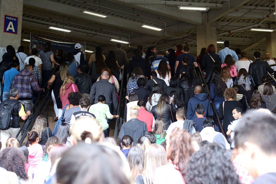 Portões são abertos para o primeiro dia de prova do Enem 2016, em São Paulo