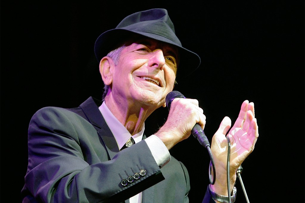 O músico Leonard Cohen durante apresentação no estado americano da California - 17/04/2009
