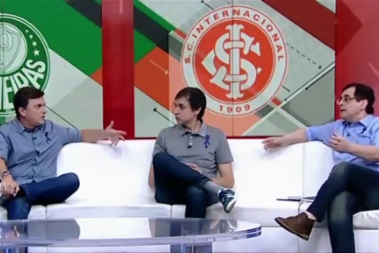 Mauro Cezar e Antero Greco discutem ao vivo no programa 'Bate Bola', da ESPN - 06/11/2016