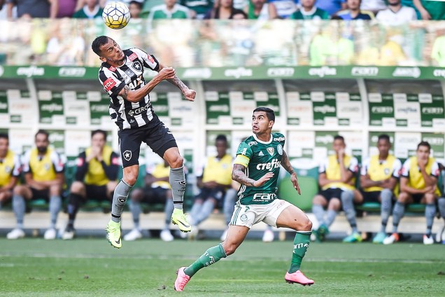 Palmeiras e Botafogo se enfrentam pela 36ª rodada do Campeonato Brasileiro na Arena do Palmeiras, em São Paulo - 20/11/2016