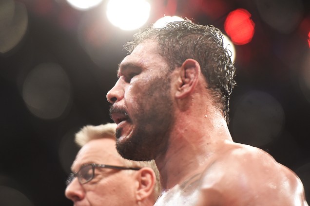 Rogério Minotouro é nocauteado por Ryan Bader no UFC Fight Night, realizado no Ginásio do Ibirapuera, em São Paulo (SP) - 20/11/2016