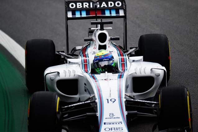 O piloto Felipe Massa, da equipe Williams, durante o treino classificatório para o Grande Prêmio do Brasil de Fórmula 1, realizado no Autódromo de Interlagos, zona sul de São Paulo (SP) - 12/11/2016