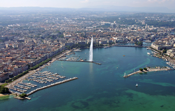Genebra, na Suíça: maior proporção de endinheirados na população