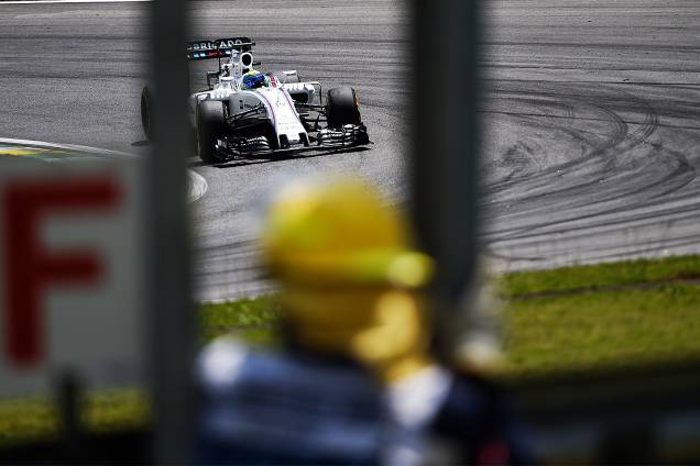 O piloto brasileiro Felipe Massa, da equipe Williams, durante o treino classificatório para o Grande Prêmio do Brasil de Fórmula 1, realizado no Autódromo de Interlagos, zona sul de São Paulo (SP) - 12/11/2016