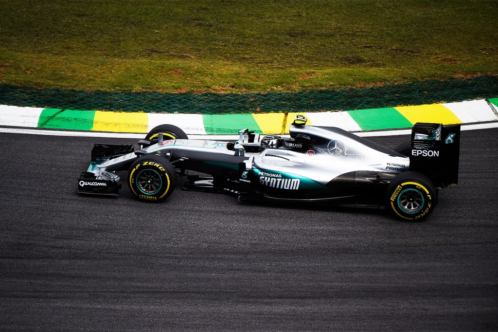 Lewis Hamilton, da Mercedes