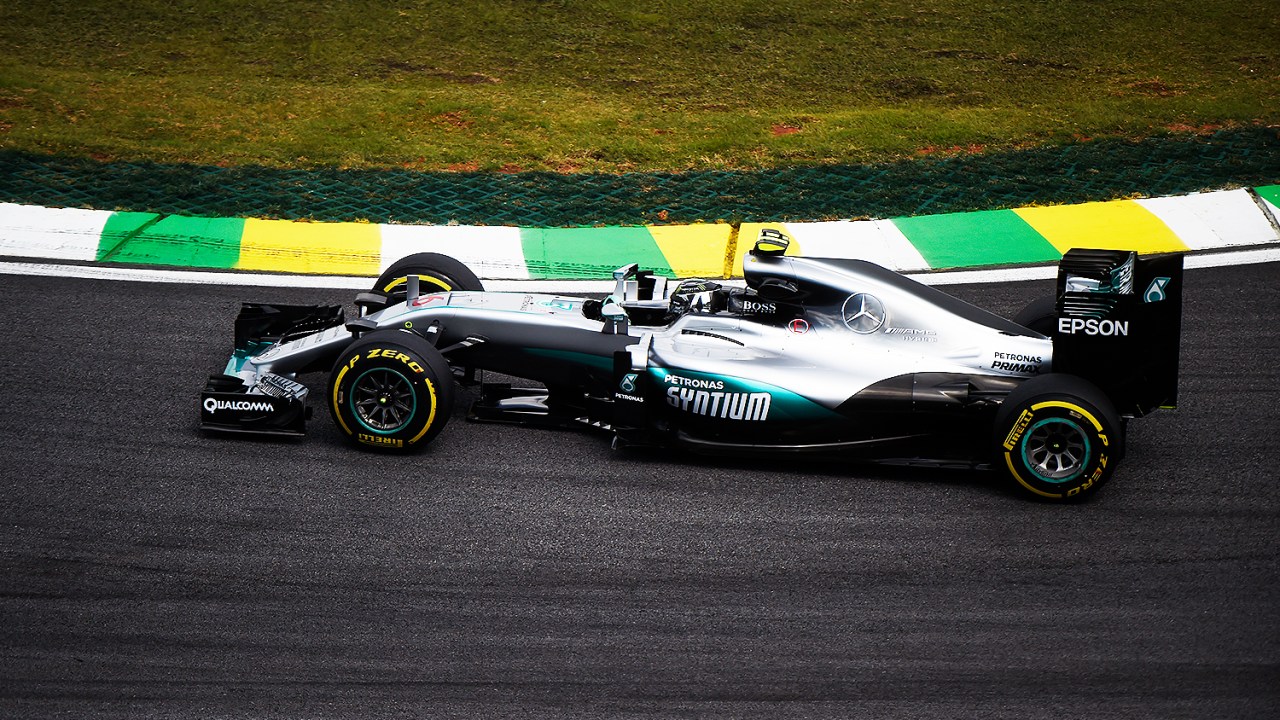 Lewis Hamilton, da Mercedes