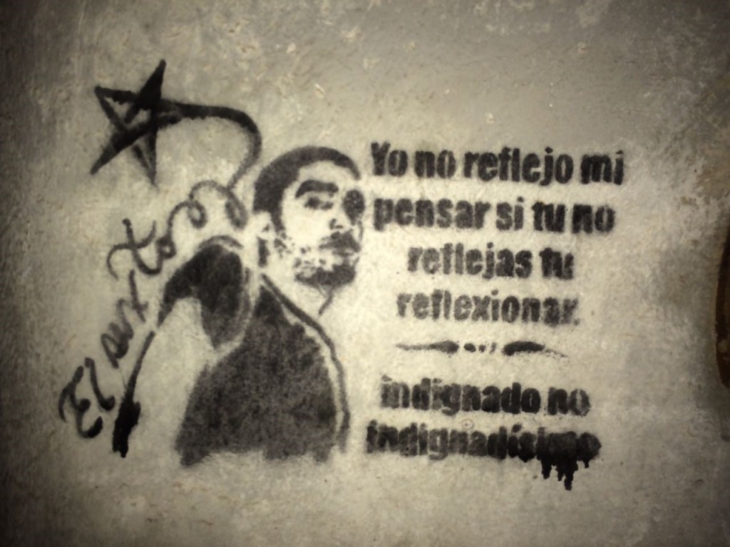 Grafite de El Sexto nas ruas de Havana, em Cuba