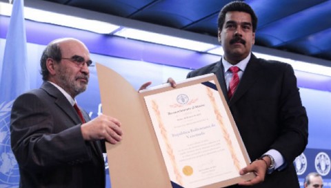 Graziano, o petista, premia Maduro, o assassino, por seu suposto combate à fome
