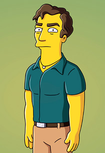 Roger (Hugh Laurie) em Os Simpsons