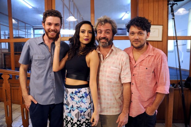 Parte do elenco de 'Insônia' (Foto: Juliana Torres/Canal Brasil)