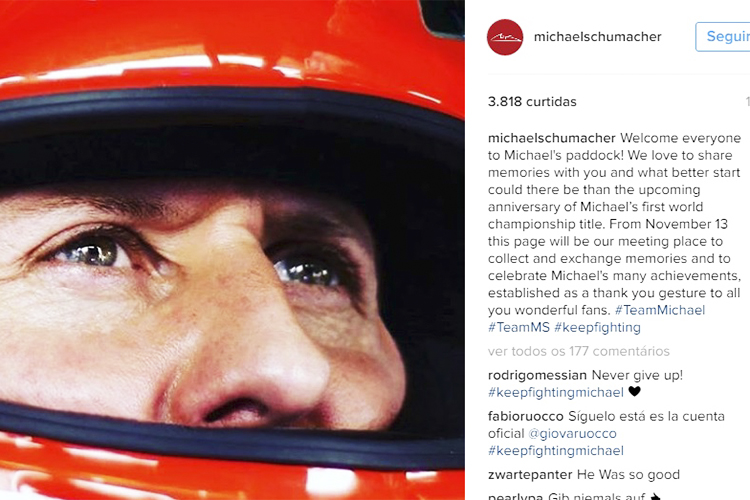 Instagram de Michael Schumacher