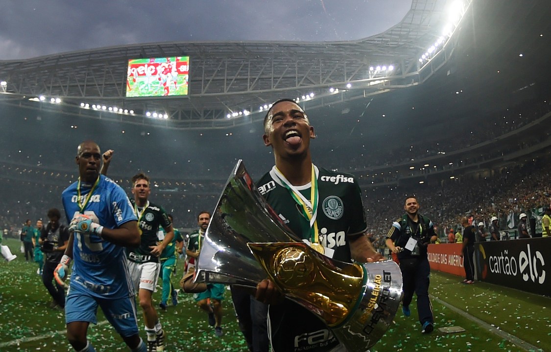 Palmeiras comemora título do Brasileirão