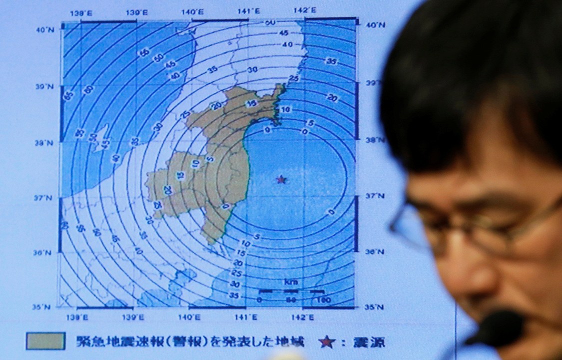 O diretor da Agência Meteorológica do Japão, Koji Nakamura fala sobre o terremoto no país