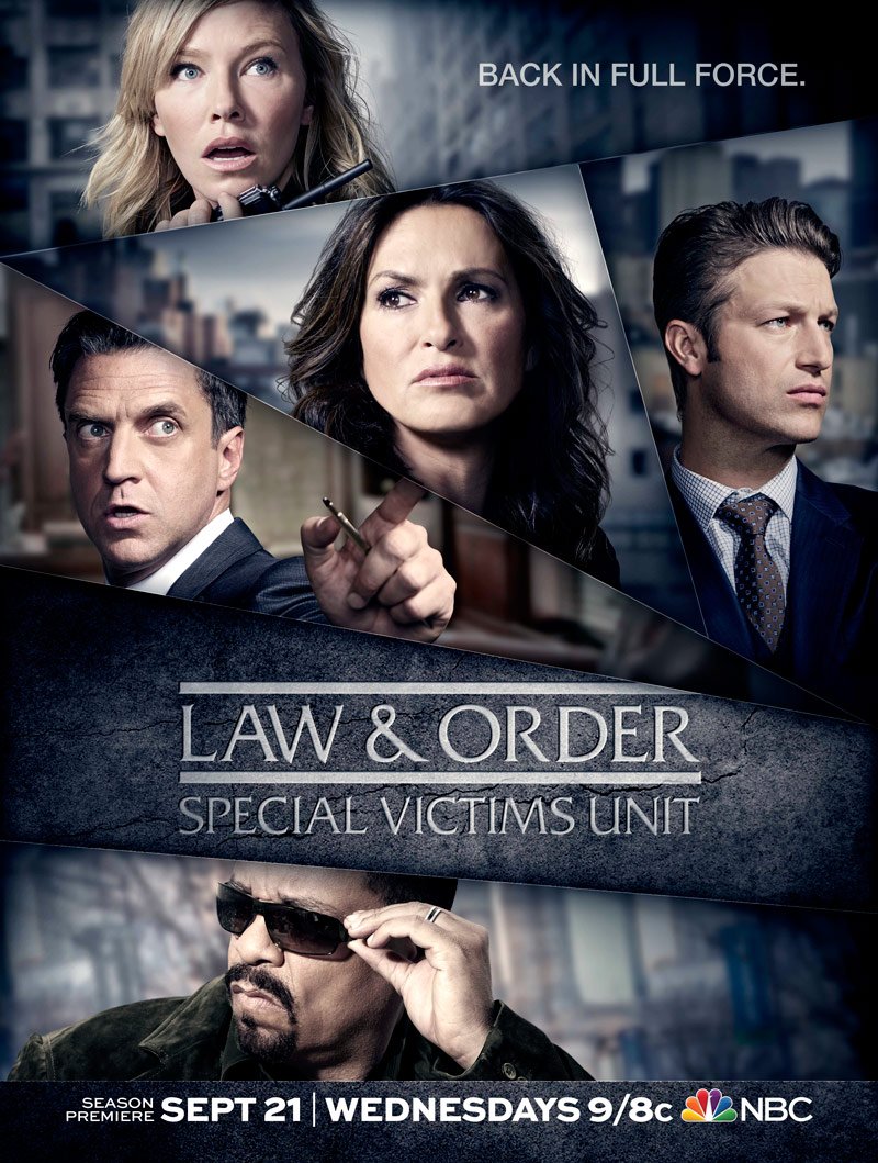 Cartazes de ‘Law & Order SVU’ e ‘New Girl’ VEJA