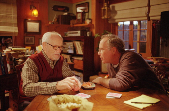 Wallach e Dreyfuss em cena de 'The Education of Max Bickford' (Foto: CBS/Arquivo)