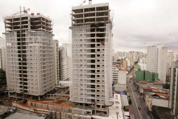 Novos prédios na Bela Vista, em São Paulo: segmento do um dormitório impulsionou as vendas do ano passado