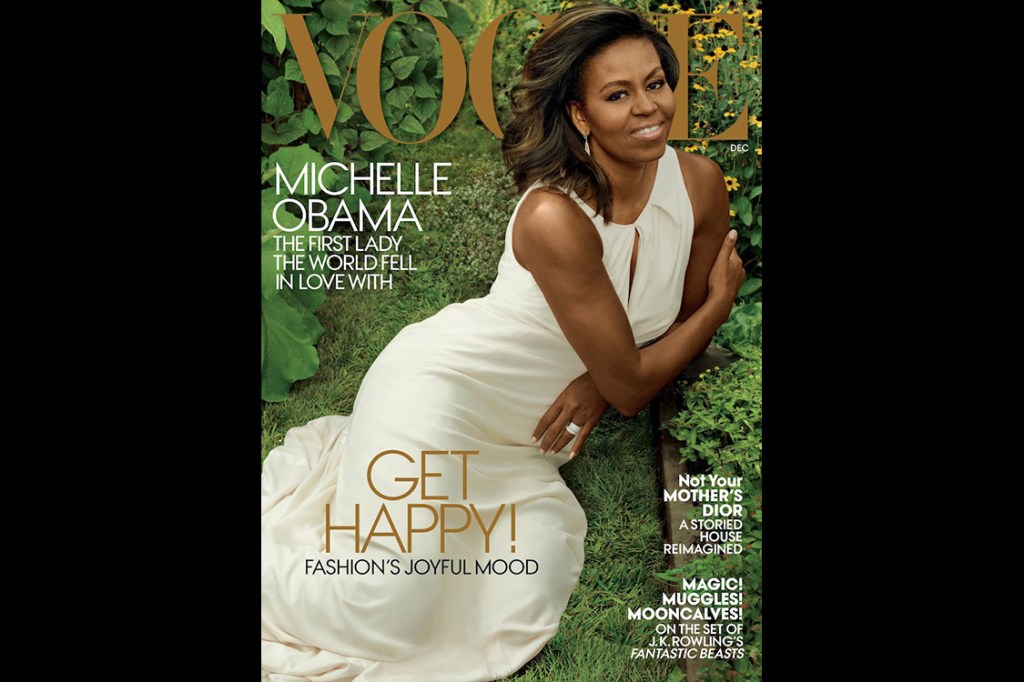 Michelle Obama é capa da Vogue