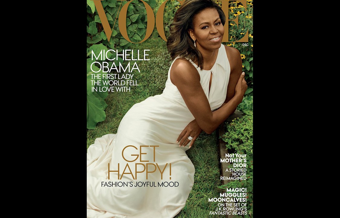 Michelle Obama é capa da Vogue