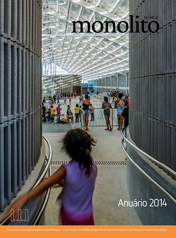 Capa do Anuário 2014 da Monolito, especializada em arquitetura 